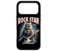 Funny Cat Guitare électrique Rock Star Cat Coque pour iPhone 17 Pro Max