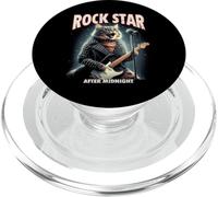 Funny Cat Guitare électrique Rock Star Cat PopSockets PopGrip pour MagSafe