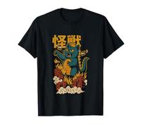 Funny Cat Japan Catzilla Cat T-Shirt