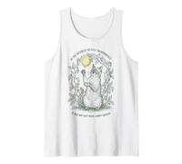 Funny Cat Lemon Pun Vintage Botanical Citation Humour Débardeur