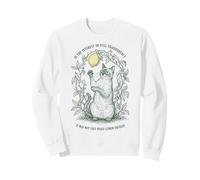 Funny Cat Lemon Pun Vintage Botanical Citation Humour Sweatshirt