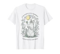Funny Cat Lemon Pun Vintage Botanical Citation Humour T-Shirt