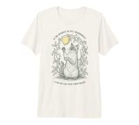 Funny Cat Lemon Pun Vintage Botanical Citation Humour T-Shirt Haut de Gamme
