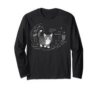 Funny Cat Math Physics Equations Science Humor Manche Longue