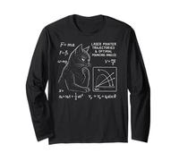 Funny Cat Math Physics Equations Science Humor Manche Longue