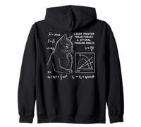 Funny Cat Math Physics Equations Science Humor Sweat à Capuche
