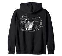 Funny Cat Math Physics Equations Science Humor Sweat à Capuche