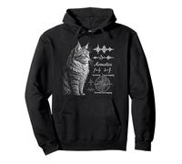 Funny Cat Math Physics Equations Science Humor Sweat à Capuche