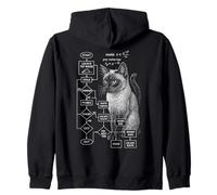 Funny Cat Math Physics Equations Science Humor Sweat à Capuche