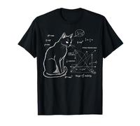 Funny Cat Math Physics Equations Science Humor T-Shirt