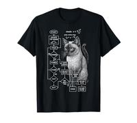 Funny Cat Math Physics Equations Science Humor T-Shirt