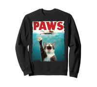 Funny Cat Paw Parodie - Cute Cat Lover Cat Lover Cat Moms Cat Dads Sweatshirt