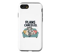 Funny Cat Plans Annulé Tea Cozy Kitty Sleeping Coque pour iPhone SE (2020) / 7/8