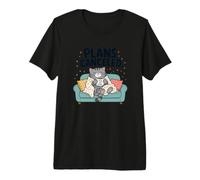 Funny Cat Plans Annulé Tea Cozy Kitty Sleeping T-Shirt Haut de Gamme