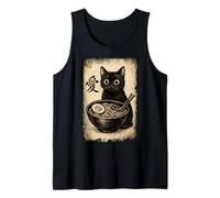 Funny Cat Ramen Graphic Japanese Kawaii Manga Anime Débardeur