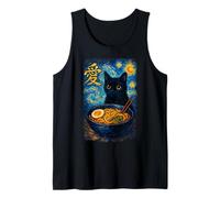 Funny Cat Ramen Graphic Japanese Kawaii Manga Anime Débardeur