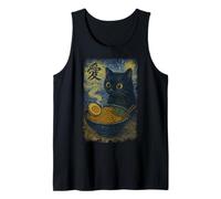 Funny Cat Ramen Graphic Japanese Kawaii Manga Anime Débardeur