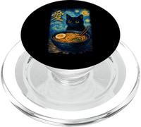 Funny Cat Ramen Graphic Japanese Kawaii Manga Anime PopSockets PopGrip pour MagSafe