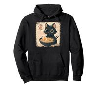 Funny Cat Ramen Graphic Japanese Kawaii Manga Anime Sweat à Capuche
