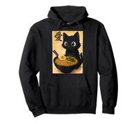 Funny Cat Ramen Graphic Japanese Kawaii Manga Anime Sweat à Capuche