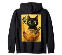Funny Cat Ramen Graphic Japanese Kawaii Manga Anime Sweat à Capuche