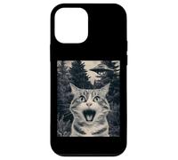 Funny Cat Selfie with UFOs - Alien Adventure Tee Coque pour iPhone 12 Mini