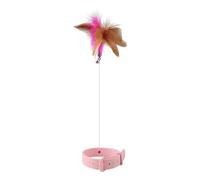 Funny Cat Stick - Retractable Toy, Collar Interactive Pet Companion | Lightweight Cat Entertainment, Fun Exercise Toy, Easy Grip Play Accessory For Kittens, Cats, Indoor Play, Exercise, Active