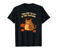 Funny Cat T-Shirt - Pumpkin Halloween Costume - Horror Party T-Shirt