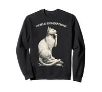 Funny Cat The Thinker World Domination ? Sweatshirt