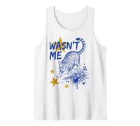 Funny Cat Wasn't Me Guilty Kitten Humor Cat Lover Owner Débardeur