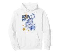 Funny Cat Wasn't Me Guilty Kitten Humor Cat Lover Owner Sweat à Capuche