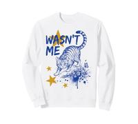 Funny Cat Wasn't Me Guilty Kitten Humor Cat Lover Owner Sweatshirt