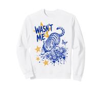 Funny Cat Wasn't Me Guilty Kitten Humor Cat Lover Owner Sweatshirt