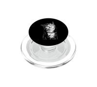 Funny Cat Y2K Design rétro Demi-Teinte PopSockets PopGrip pour MagSafe