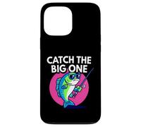 Funny Catch The Big One Fishing Fish Coque pour iPhone 13 Pro Max