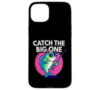 Funny Catch The Big One Fishing Fish Coque pour iPhone 15 Plus