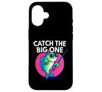 Funny Catch The Big One Fishing Fish Coque pour iPhone 16
