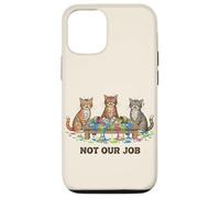 Funny Cats Chaos, ce n'est Pas Notre métier d'amoureux des Chats Coque pour iPhone 12/12 Pro