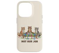 Funny Cats Chaos, ce n'est Pas Notre métier d'amoureux des Chats Coque pour iPhone 14 Pro