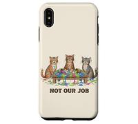 Funny Cats Chaos, ce n'est Pas Notre métier d'amoureux des Chats Coque pour iPhone XS Max