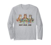Funny Cats Chaos, ce n'est Pas Notre métier d'amoureux des Chats Manche Longue