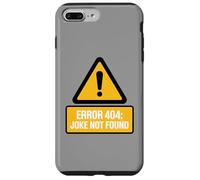 Funny Caution Error 404 Costume de Blague d'ordinateur introuvable Coque pour iPhone 7 Plus/8 Plus