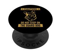 Funny Caution Sign Pembroke Welsh Corgi Dog Lover PopSockets PopGrip Adhésif