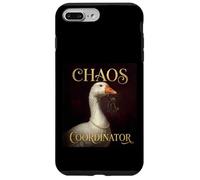 Funny Chaos Coordinator Goose Royal Portrait Baroque Paint Coque pour iPhone 7 Plus/8 Plus