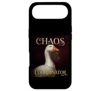 Funny Chaos Coordinator Goose Royal Portrait Baroque Paint Coque pour iPhone Air