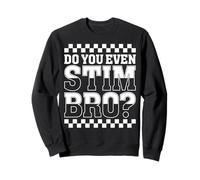 Funny Checkerboard Skateboard Bro, Question : EST-CE Que Vous ÊTES MÊME ? Sweatshirt