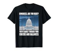 Funny Checks and Balances Meme Congress Political Joke Gag T-Shirt