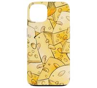 Funny Cheese Pattern for Food Lovers and Cheese Addicts Coque pour iPhone 13