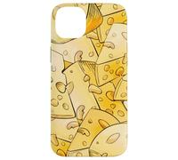Funny Cheese Pattern for Food Lovers and Cheese Addicts Coque pour iPhone 14 Plus