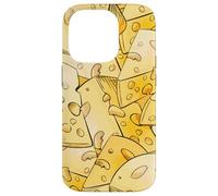 Funny Cheese Pattern for Food Lovers and Cheese Addicts Coque pour iPhone 14 Pro